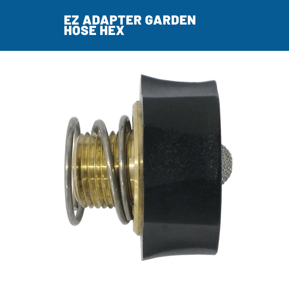 EZ-Grip Adapter Garden Hose Hex - Inlet: 3/4" FGHT x Outlet: 3/8" MNPT