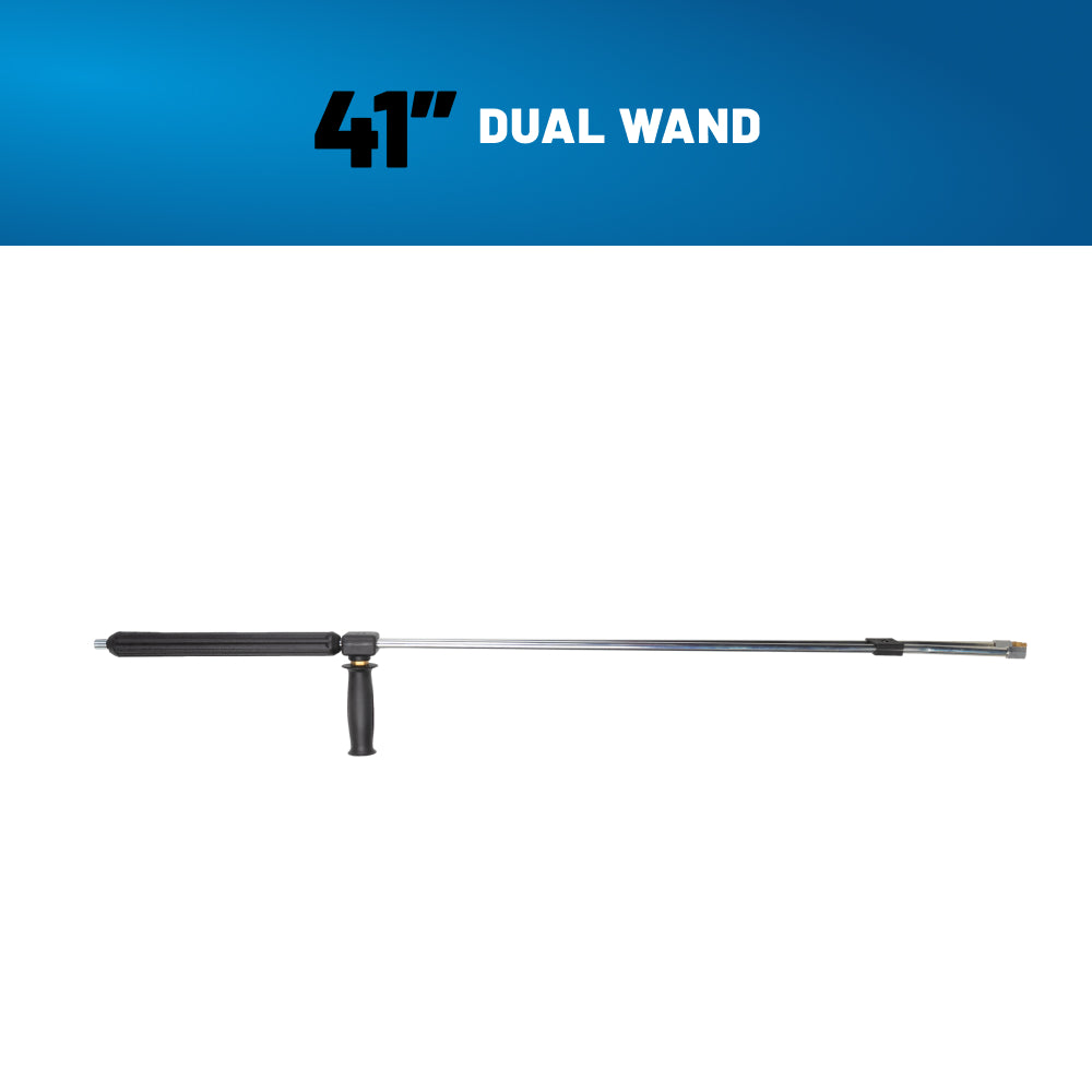 41″ Dual Wand 1/4" MNPT x 14" FNPT