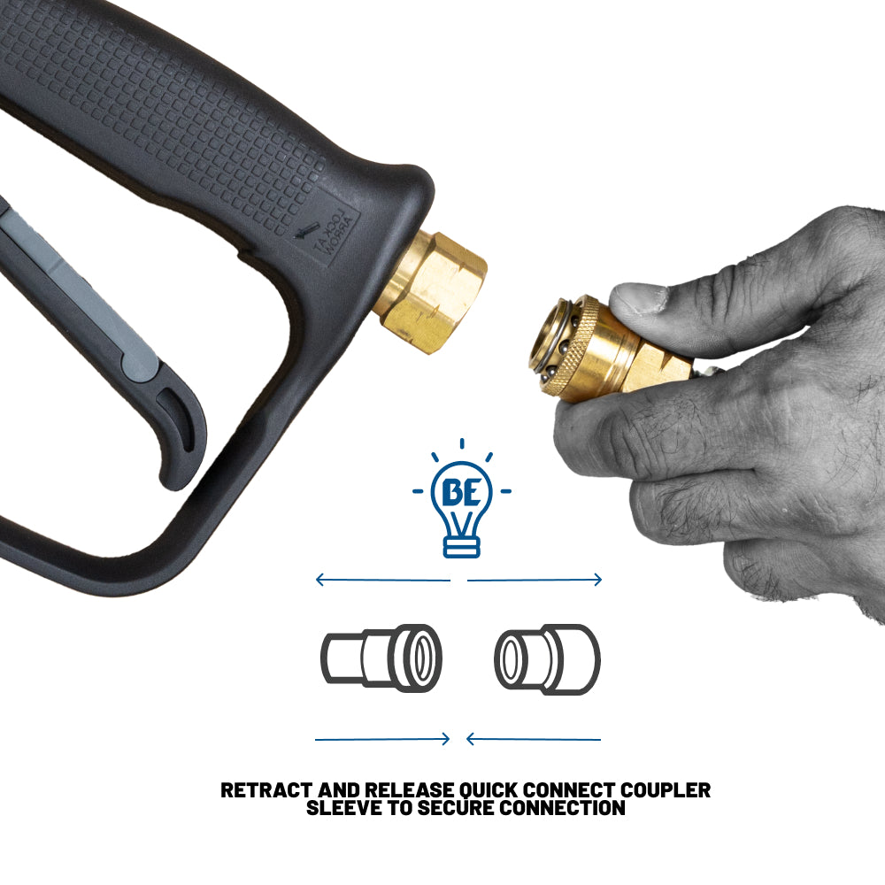 4,000PSI High Temperature Shut-Off Pressure Washer Gun