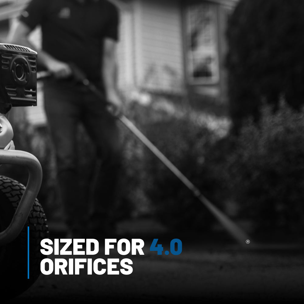 40° 1/4" Quick Connect Long Range & Short Range Soap Nozzle - 4.0 Orifice