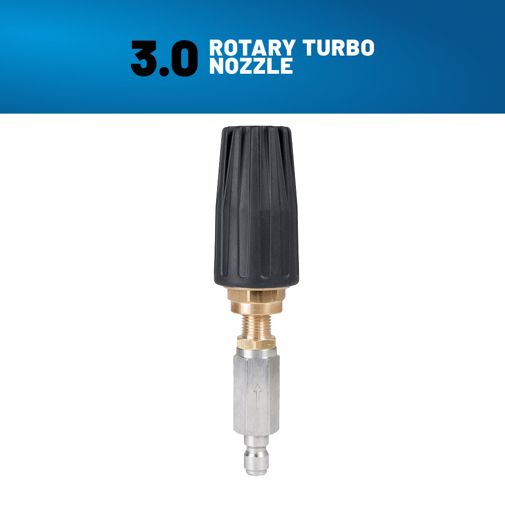 Rotary 1/4" Quick Connect Pressure Washer Nozzle - 3.0 Orifice