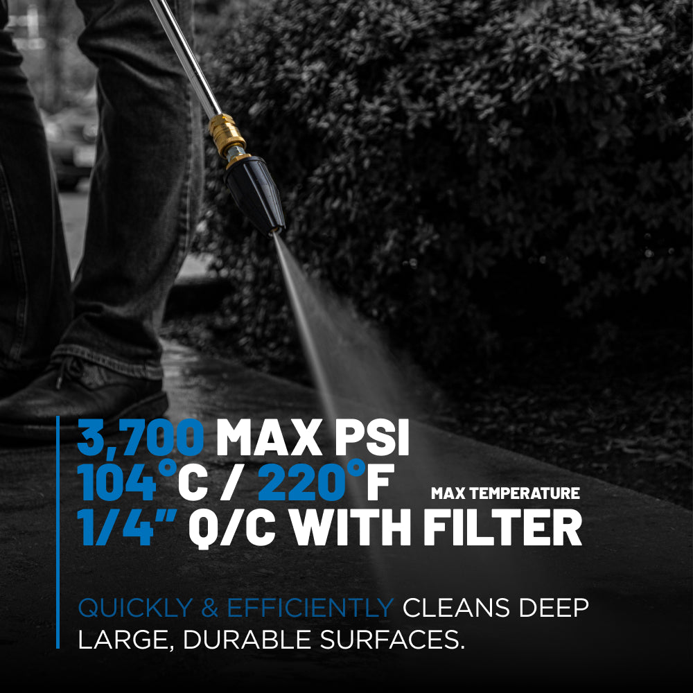 Rotary 1/4" Quick Connect Pressure Washer Nozzle - 3.0 Orifice