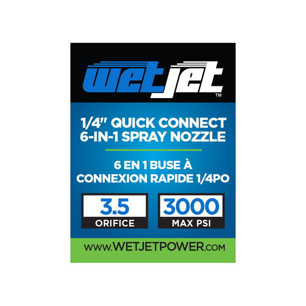 Six Multi-Function Spray Nozzle - 035 Orifice