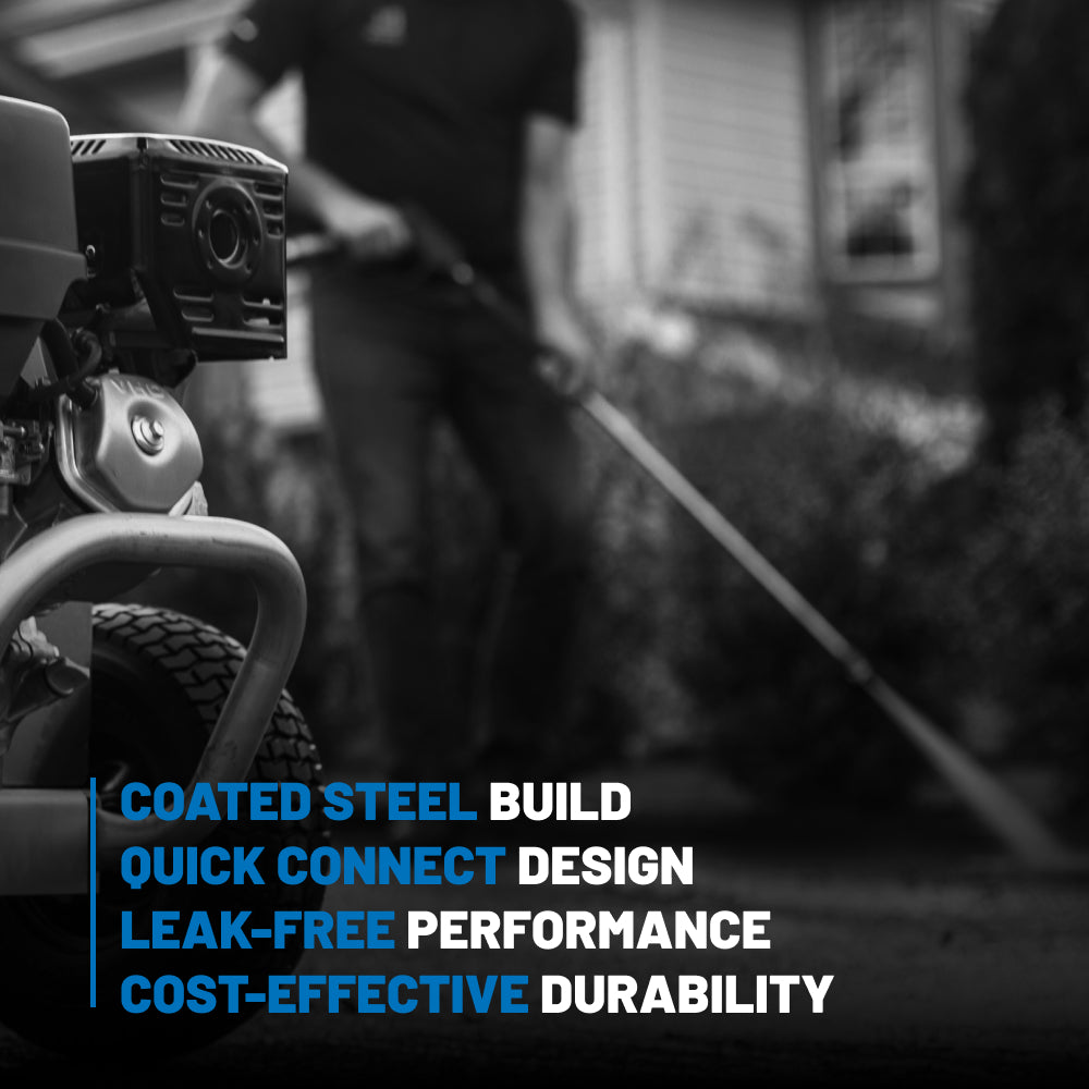 1/4" MNPT 5,000PSI Coated Steel Fitting