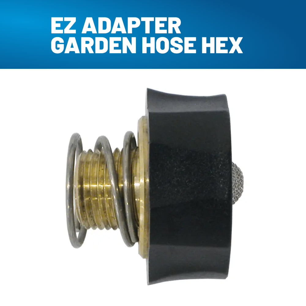 EZ-Grip Adapter Garden Hose Hex - Inlet: 3/4" FGHT x 1/2" MNPT
