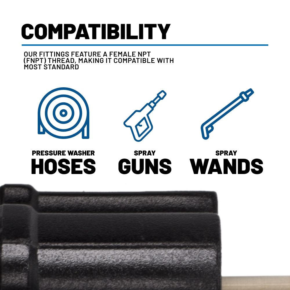 1/4" Female M22 FNPT Adapter Fitting