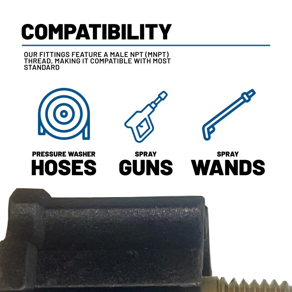 1/4" Female M22 MNPT Adapter Fitting - Retail Ready Packaging