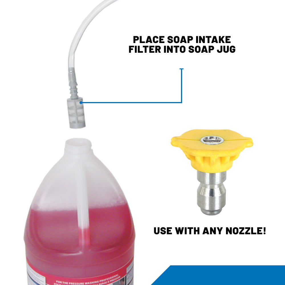 3/8″ Chemical Injector With Hose & Filter