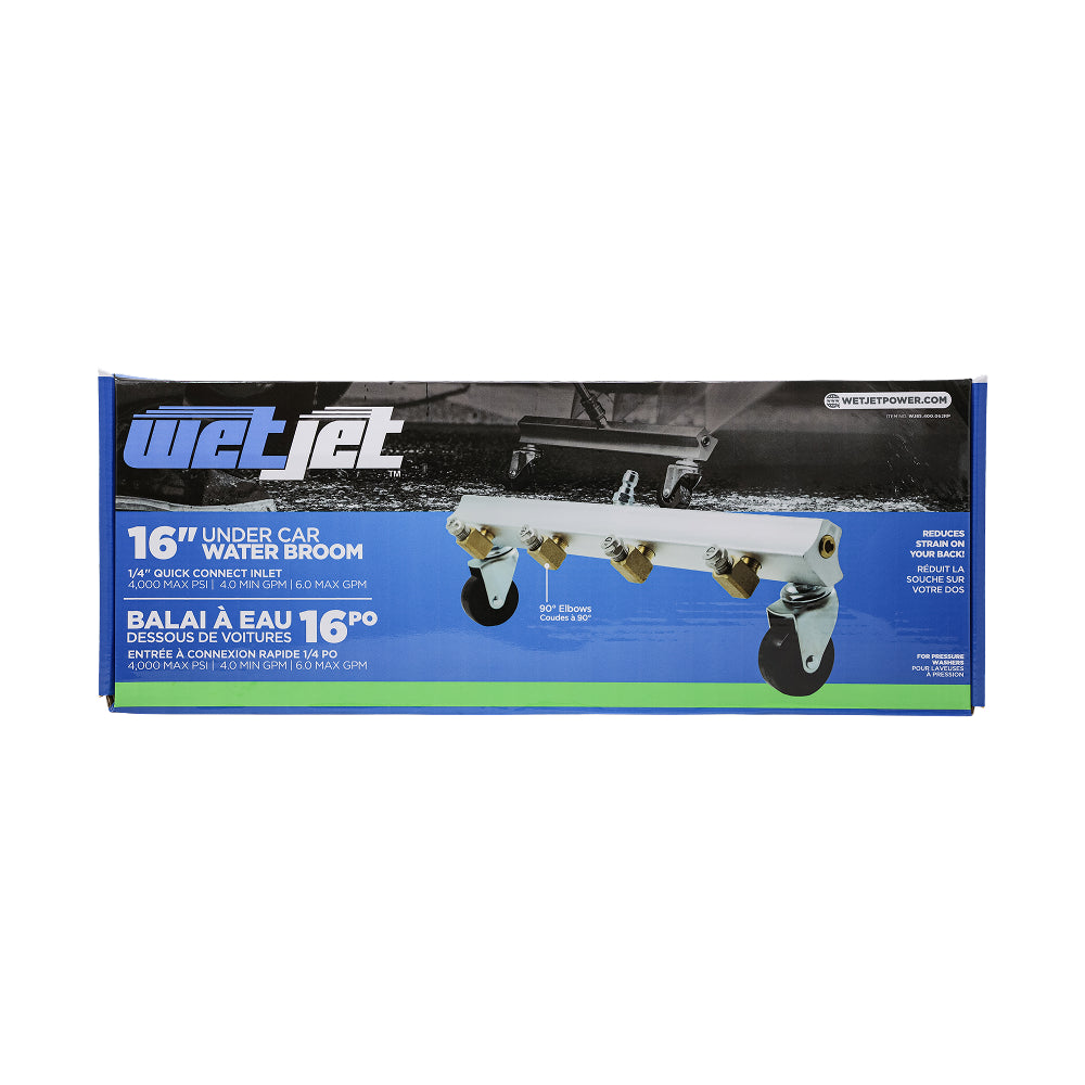 16" Under Car Pressure Washer Water Broom