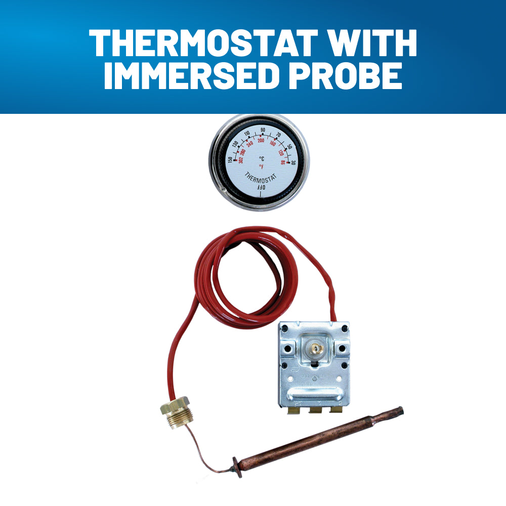 Thermostat with Immersed Probe