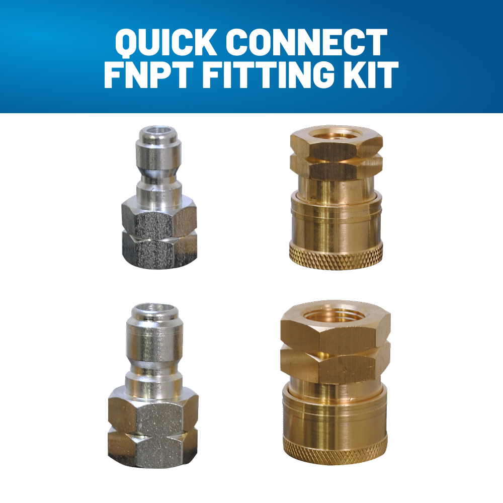 4-Piece Quick Connect Kit – FNPT