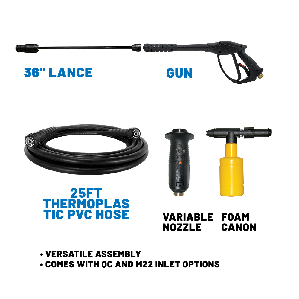 3000PSI Electric Pressure Washer Accessory Kit – M22 Compatible