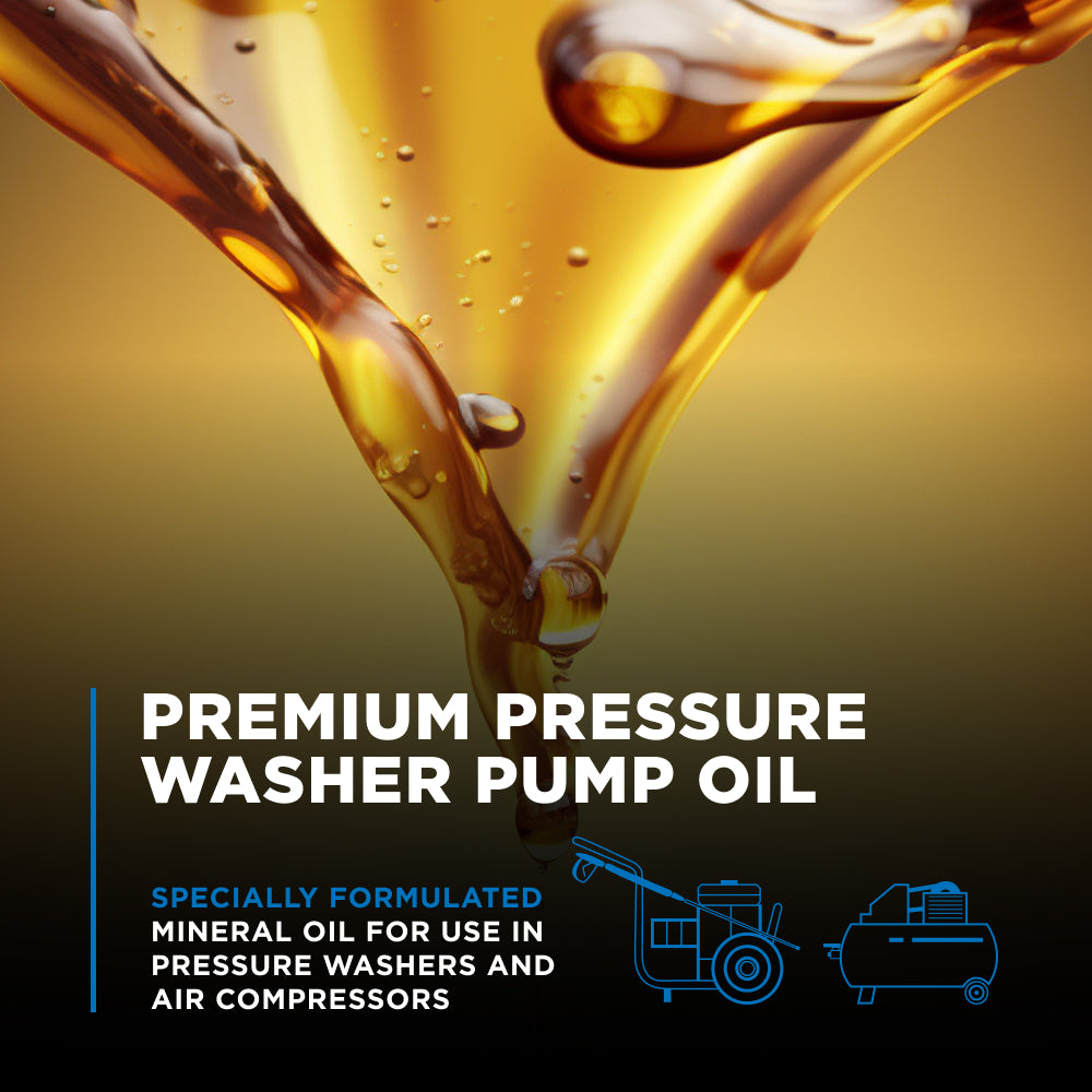 High Pressure Pump Oil for Pressure Washer – 1L (12 Pack)