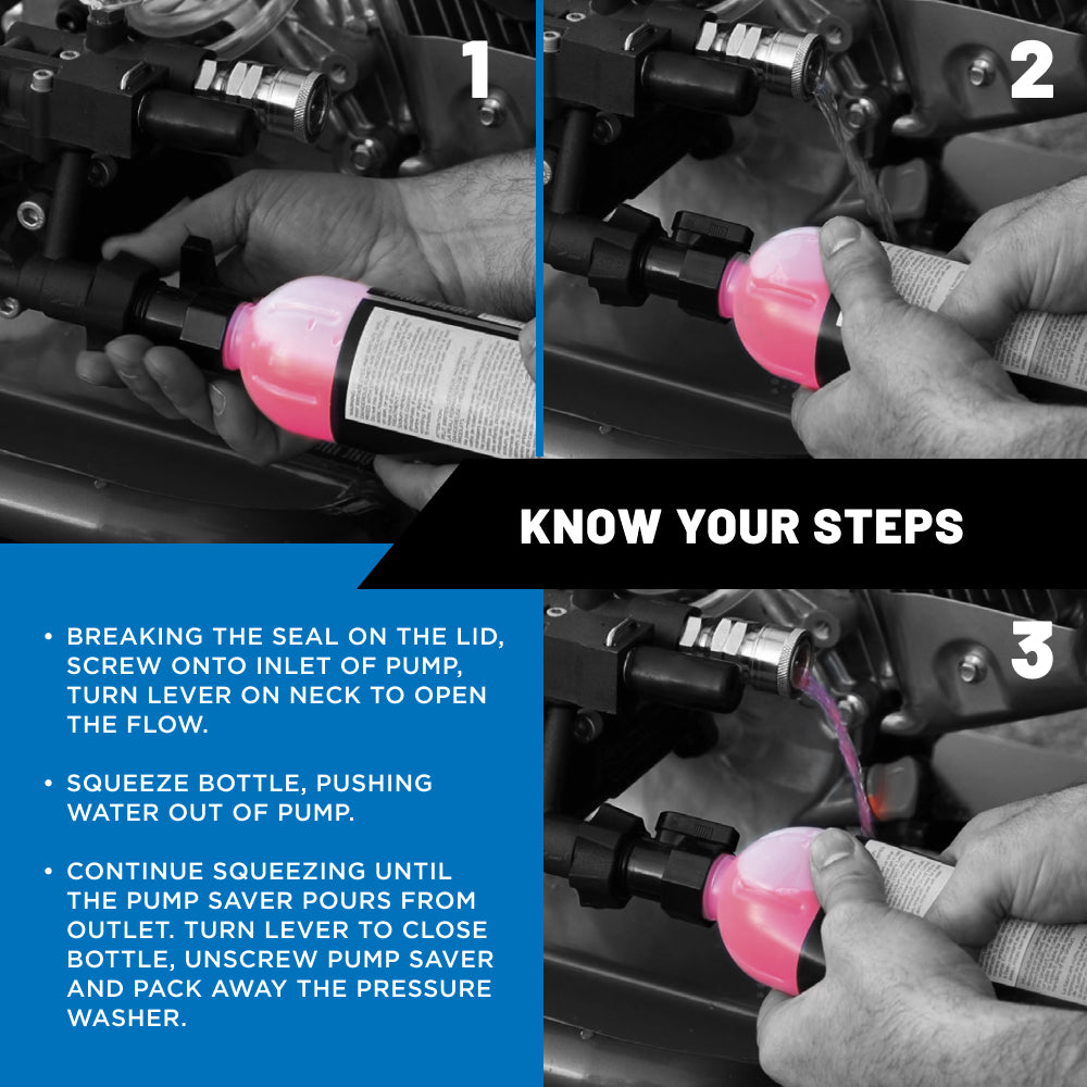 Pressure Washer Pump Saver 16oz/473ml (12 Pack)