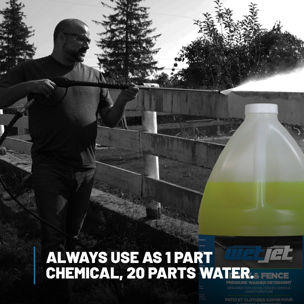 Pressure Washer Deck and Fence Detergent – 1 Gallon