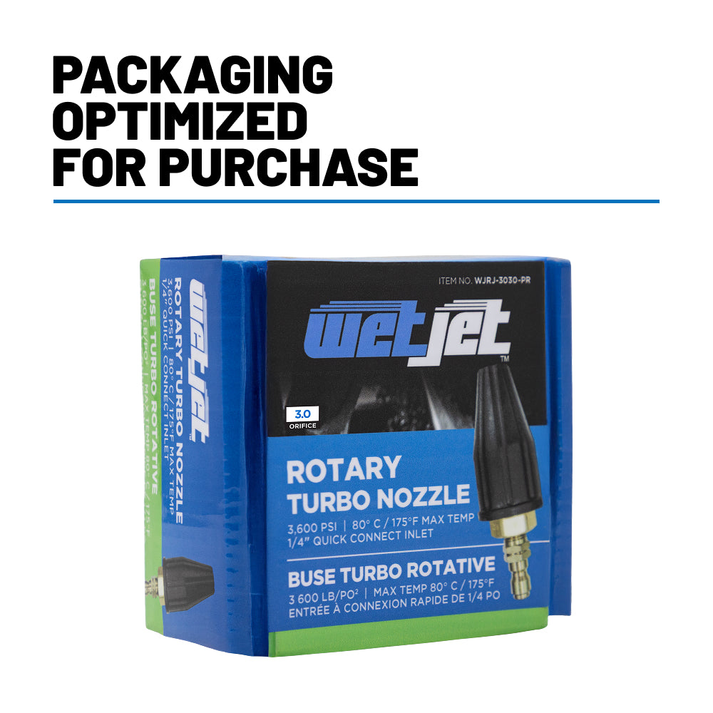 Rotary Turbo Pressure Washer Nozzle 3.0 Orifice