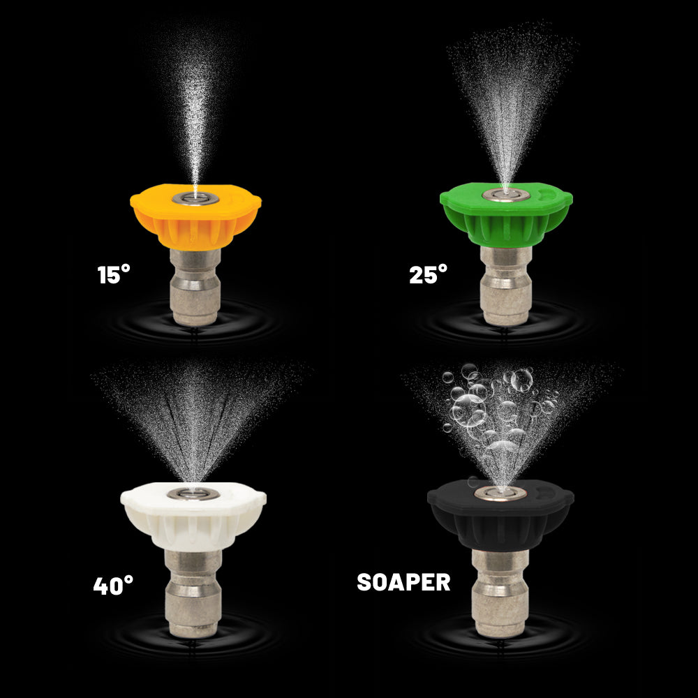 1500PSI 1.6GPM 3HP Electric Pressure Washer with Triplex Pump - WJ1515EPNW