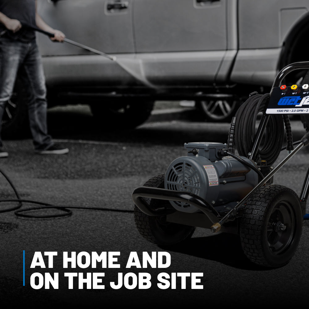 1500PSI 2.0GPM 2HP Electric Pressure Washer with Triplex Pump - WJ1520EW1A