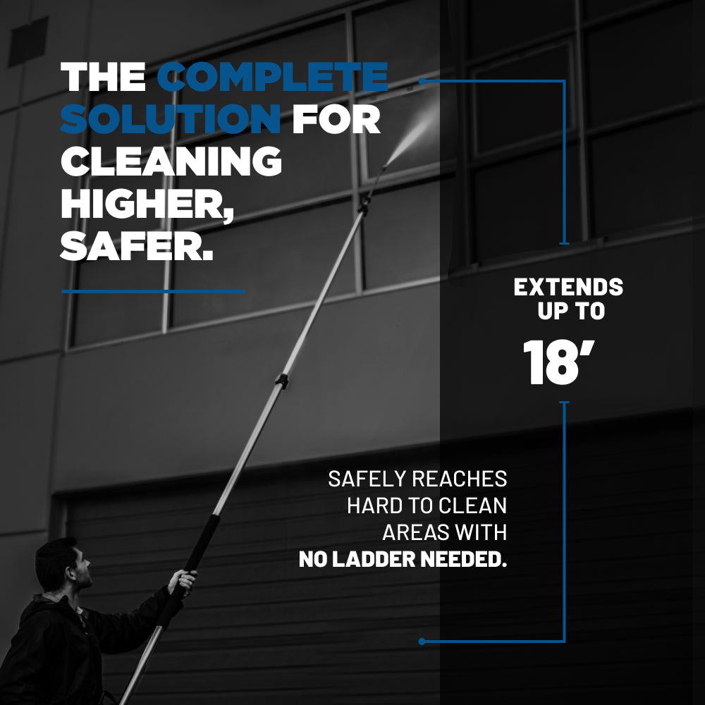 18' Telescoping Pressure Washer Wand