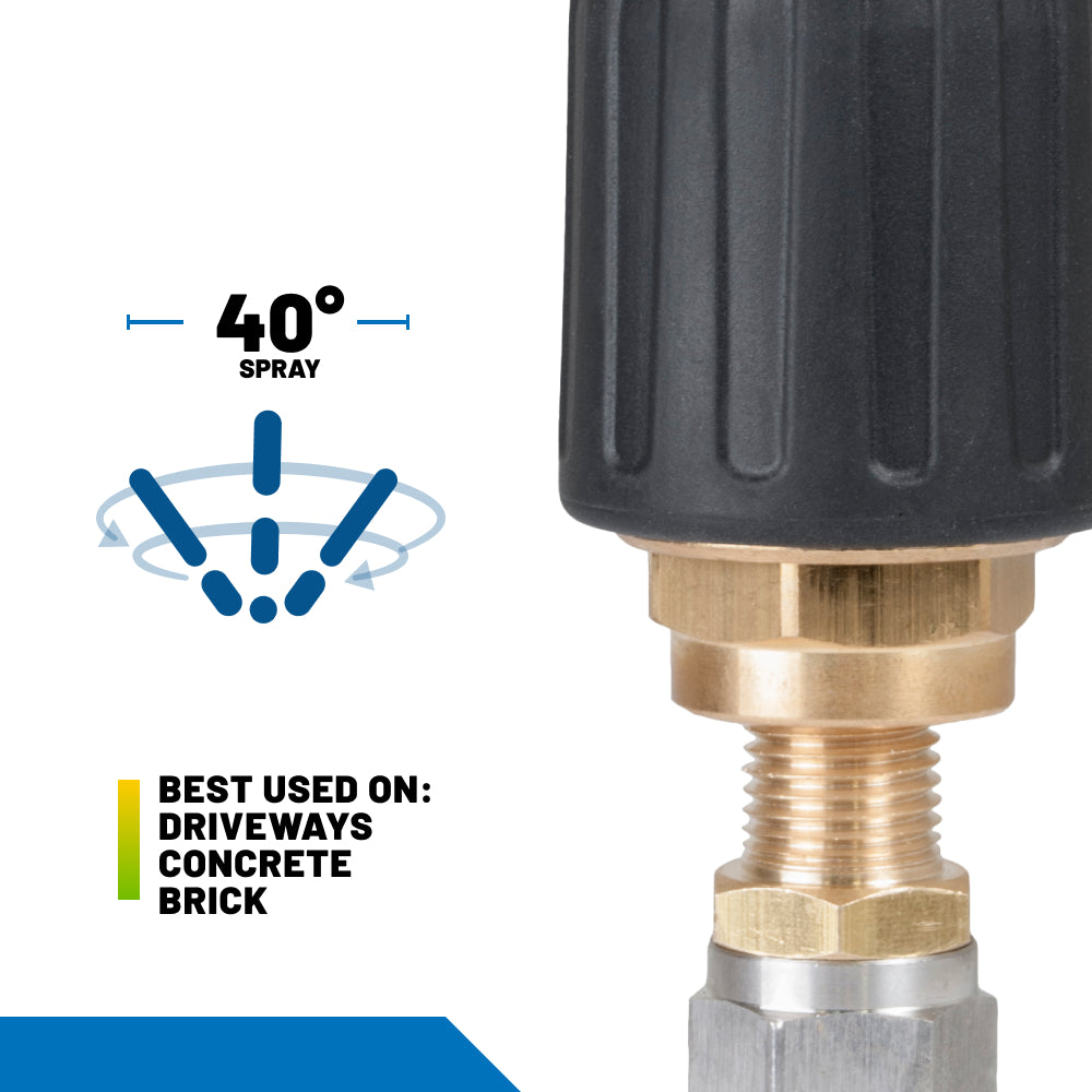 Rotary Pressure Washer Nozzle - 4.0 Orifice