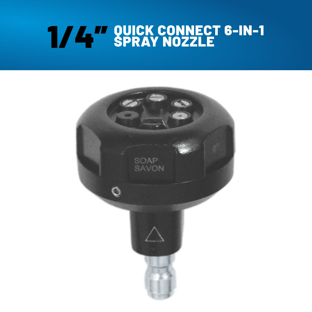 Six Multi-Function Spray Nozzle - 035 Orifice