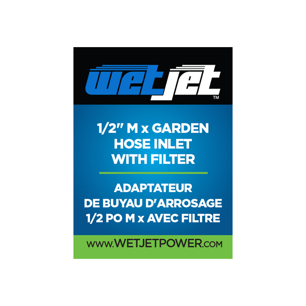 Water Inlet Filter 1/2" MNPT x 3/4" FGHT