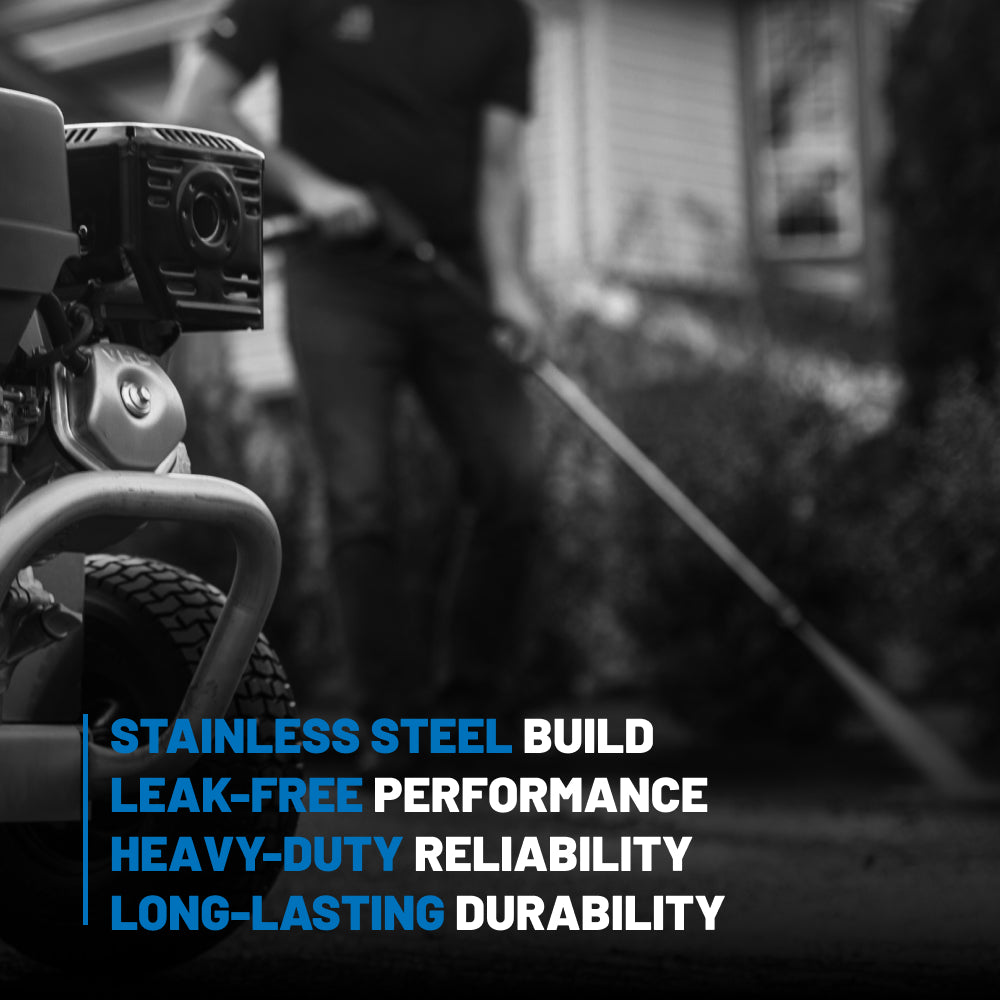 3/8" MNPT 5,000PSI Quick Disconnect Coated Steel Fitting