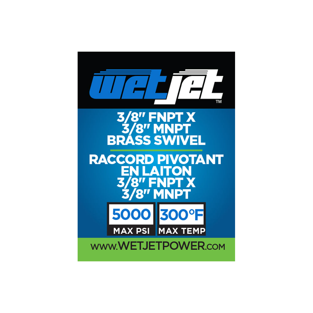 3/8" QC FNPT Fitting Brass Swivel