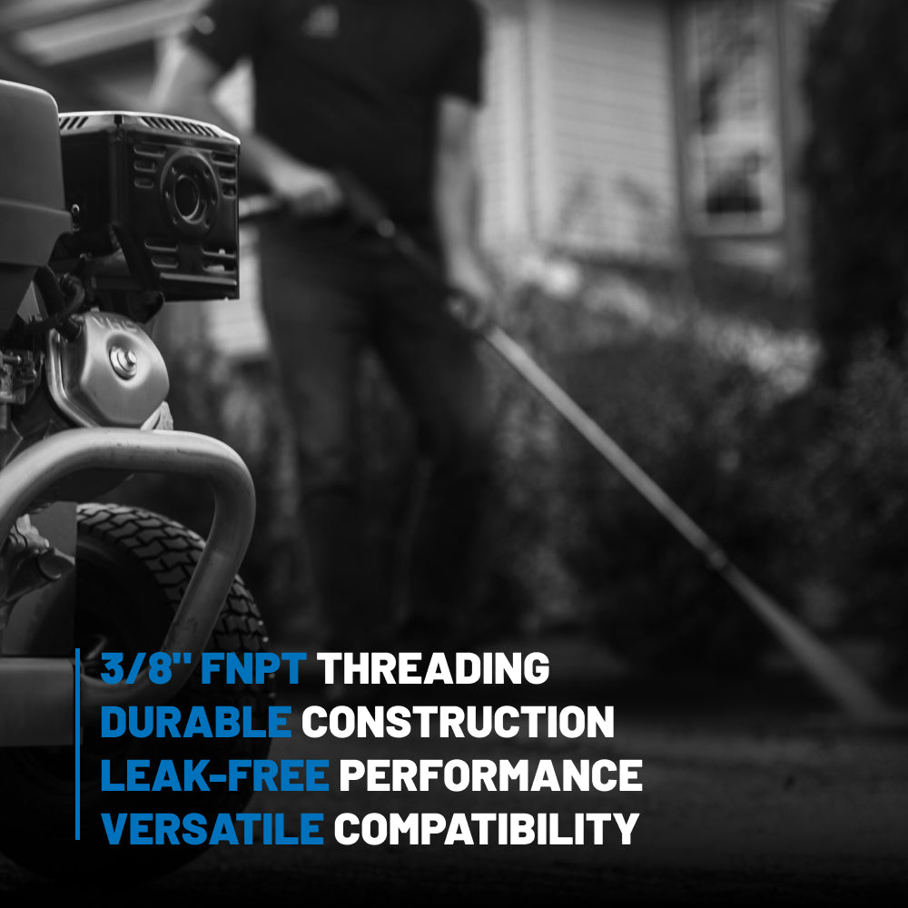 3/8" Quick Connect Female M22 FNPT Adapter Fitting