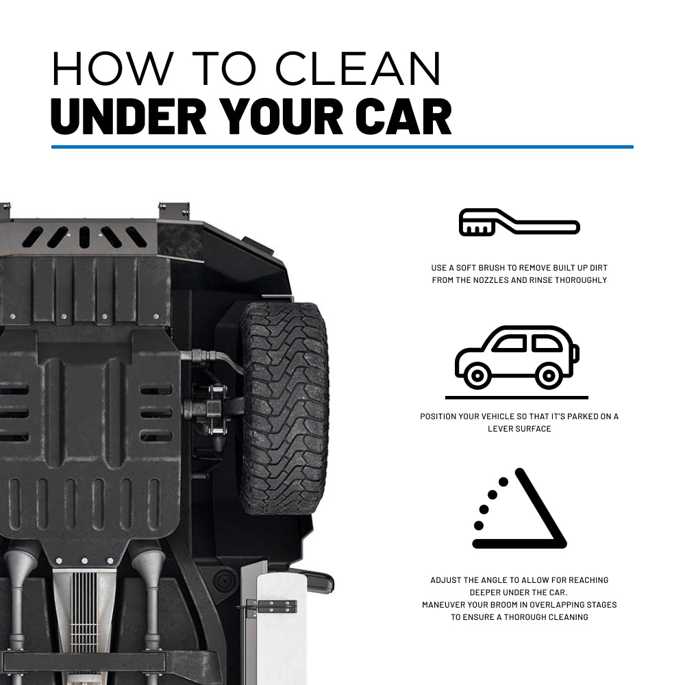 16" Under Car Pressure Washer Water Broom