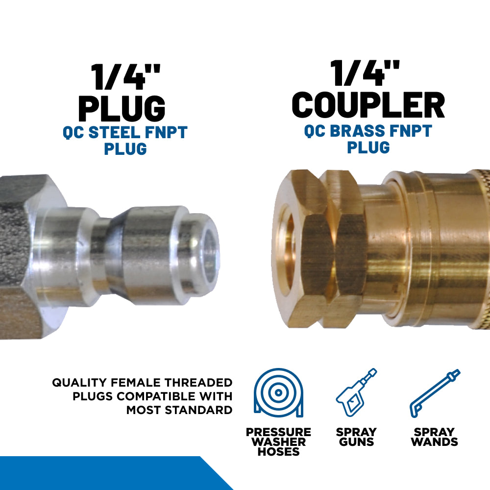 4-Piece Quick Connect Kit – FNPT