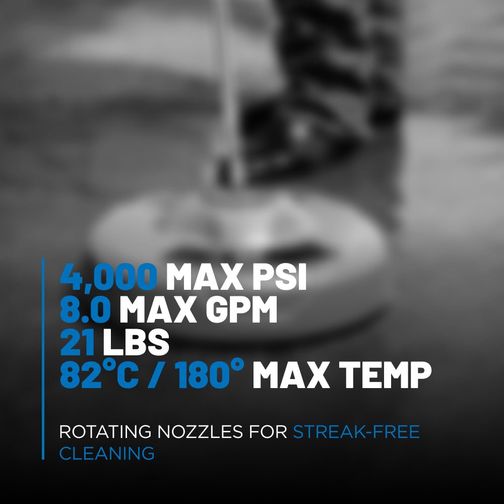 16" Whirl-A-Way Pressure Washer Surface Cleaner