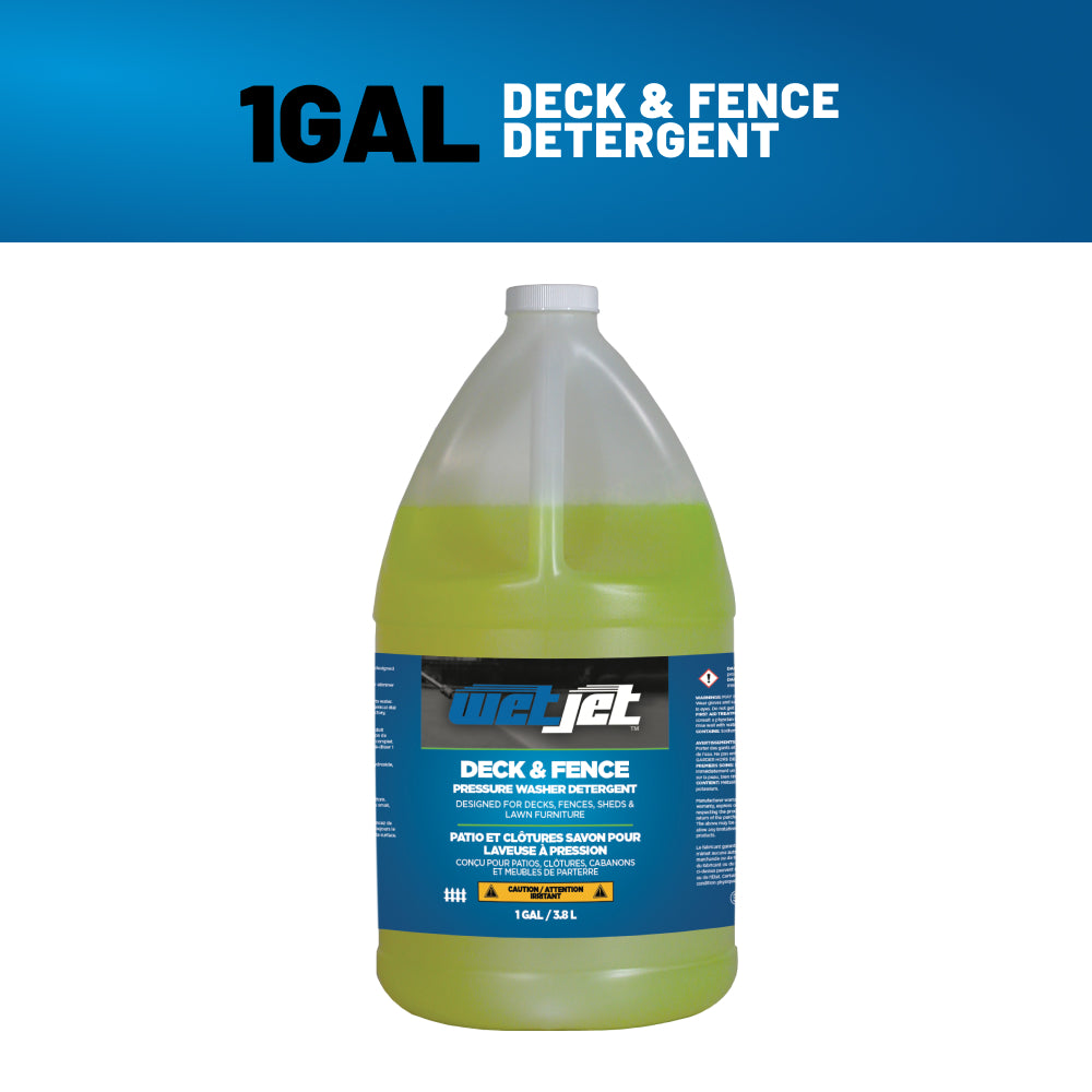 Pressure Washer Deck and Fence Detergent – 1 Gallon