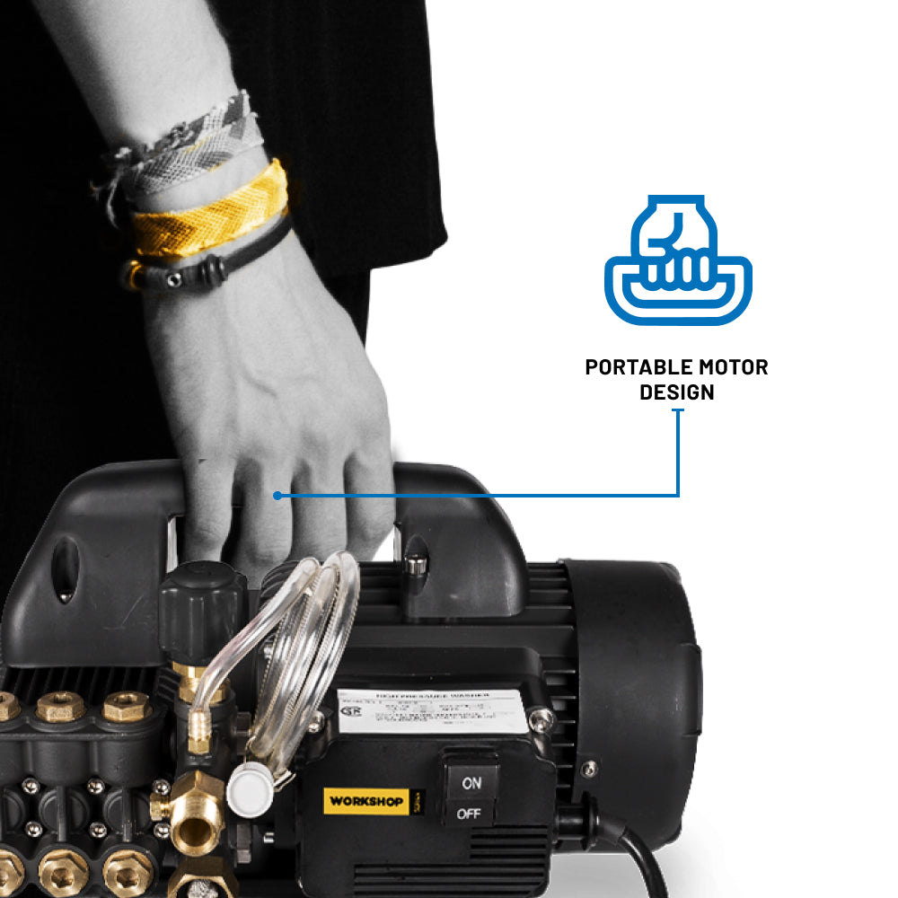 1500PSI 1.6GPM 3HP Electric Pressure Washer with Triplex Pump - WJ1515EPNW