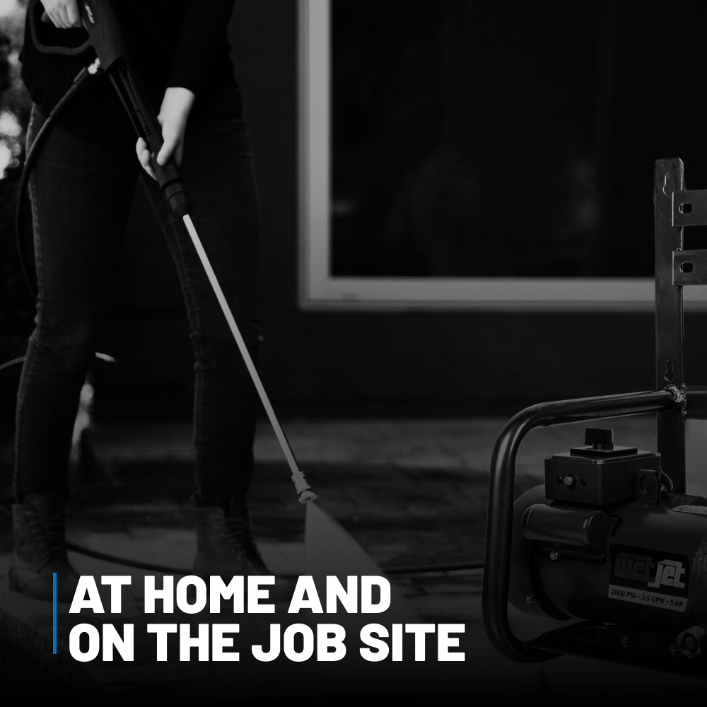 2000PSI 3.5GPM 5HP Electric Pressure Washer with Triplex Pump - WJ2050FG