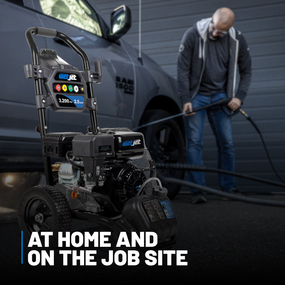 3200PSI 2.5GPM Gas Pressure Washer with Axial Pump - WJ327PX