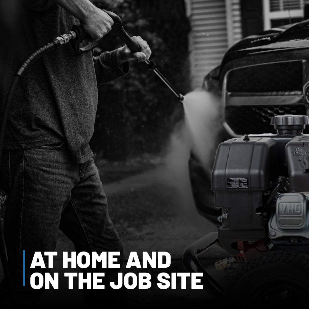 3400PSI 2.5GPM Gas Pressure Washer with Triplex Pump - WJ3475PX