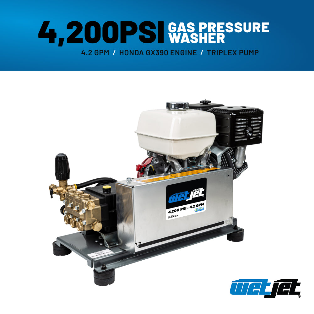 4200PSI 4.2GPM Truck Mount Cold Water Pressure Washer -  WJ4213HTBGS